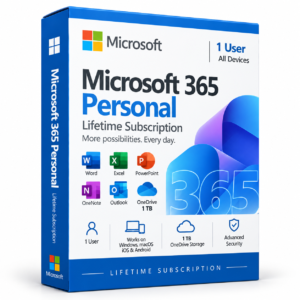 Microsoft 365 Personal | (PC/MAC/Tablet) – 1 Device