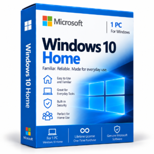 Microsoft Windows 10 Home License – 1PC